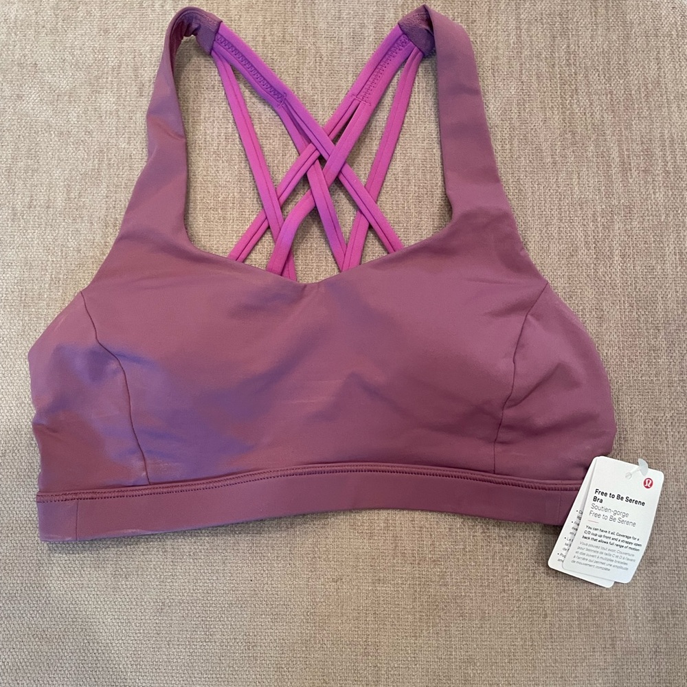 Lululemon Free to Be Serene sports bra light support C/D cup